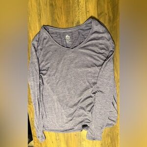 RBX Women's Lilac Grey Long Sleeve Shirt